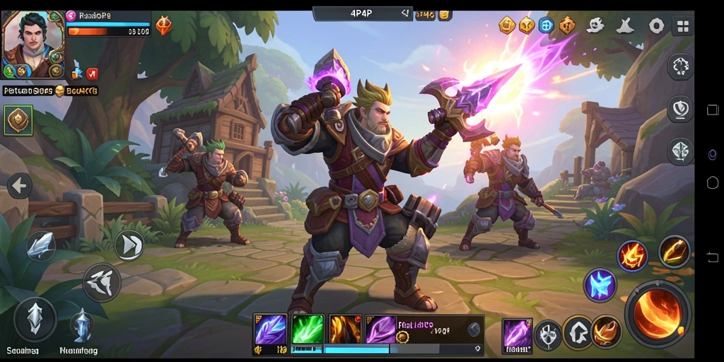 Tampilan gameplay seru di dunia <strong>4P4P</strong> yang penuh petualangan.