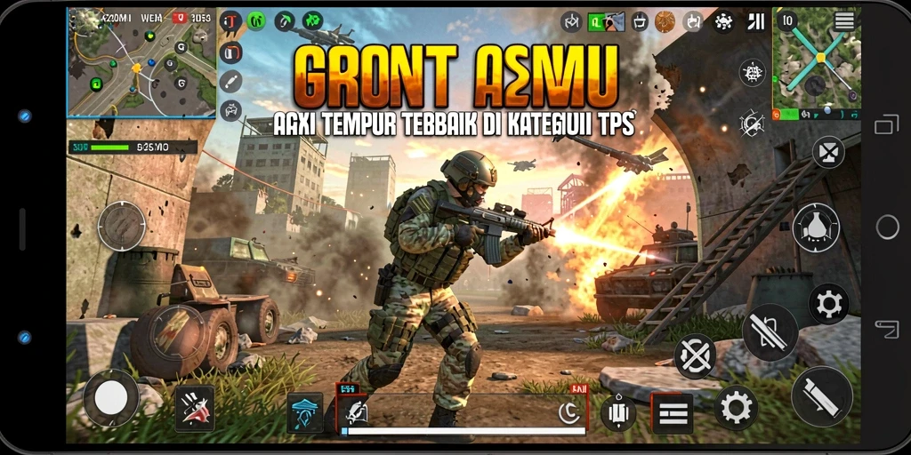 Tampilan seru dari gameplay A200M yang menegangkan.