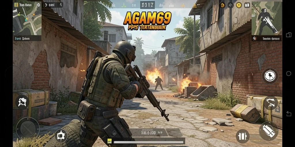 Gameplay intens AGAM69 menunjukkan pertempuran seru di medan perang.