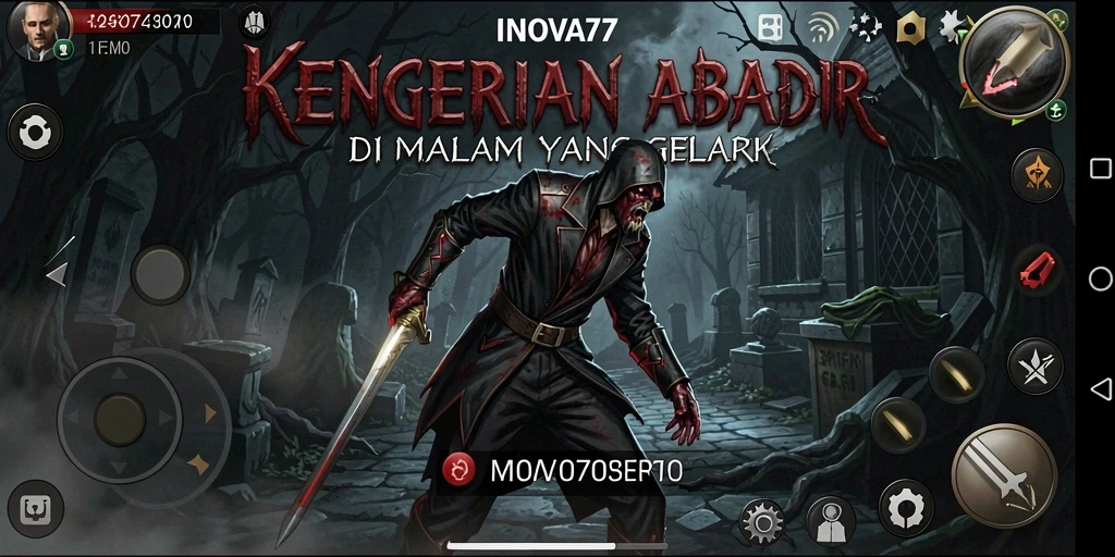 Tampak menyeramkan dalam gameplay kegelapan dan misteri.