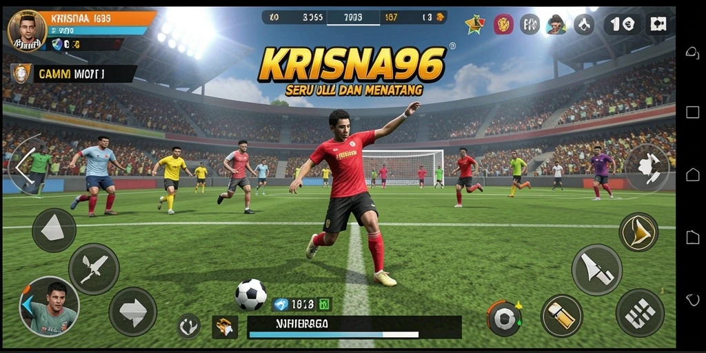 Tangkapan layar utama <strong>KRISNA96</strong> menampilkan aksi olahraga yang mendebarkan.