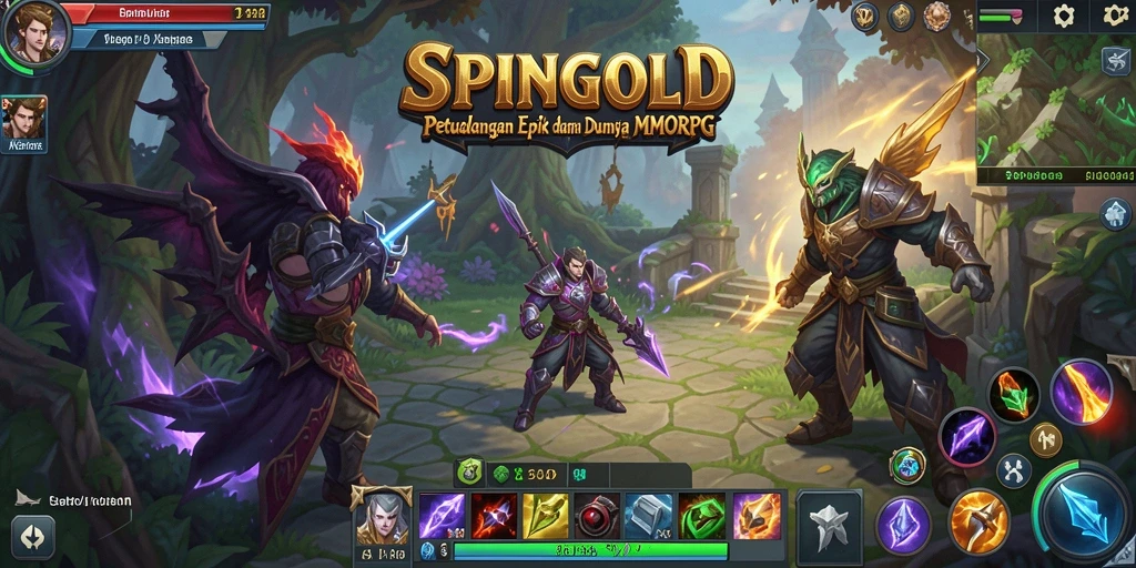 Gameplay seru dengan grafis menawan dari SPINGOLD.