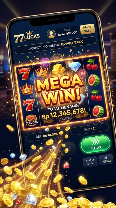 Screenshot berbagai aplikasi menarik yang tersedia di 77lucks.
